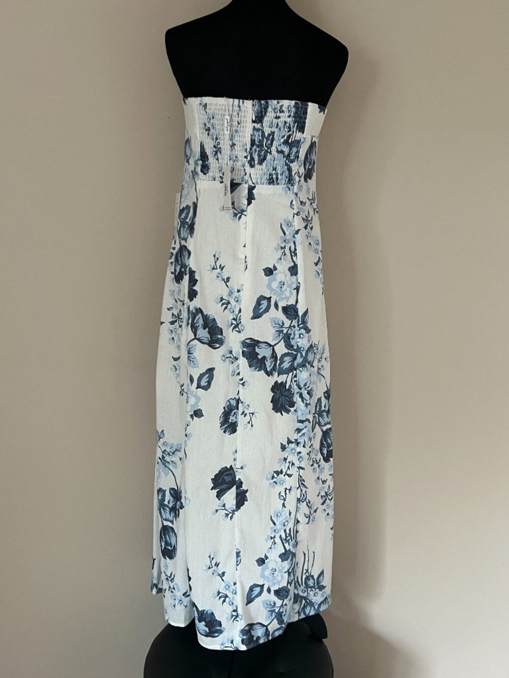 Petal and Pup Tamara Strapless Midi Dress - White Blue - Size XL - Picture 6 of 11